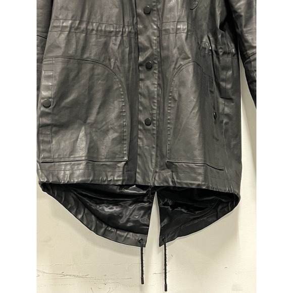 Men's Black Hooded Jacket - Picture 5 of 15